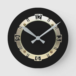 Reloj Redondo Mediano Art Deco