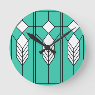 Reloj Redondo Mediano Art Deco