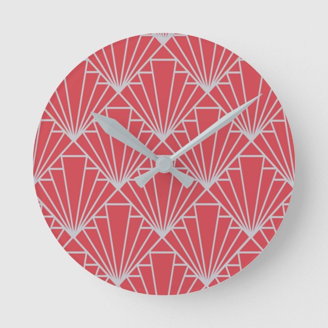 Reloj Redondo Mediano Art Deco  (Anverso)