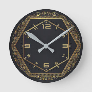 Reloj Redondo Mediano Art Deco