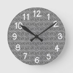 Reloj Redondo Mediano Art Deco Mazes