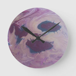 Reloj Redondo Mediano Arte abstracto espeluznante