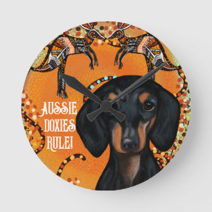 RELOJ REDONDO MEDIANO ARTE AUSTRALIA