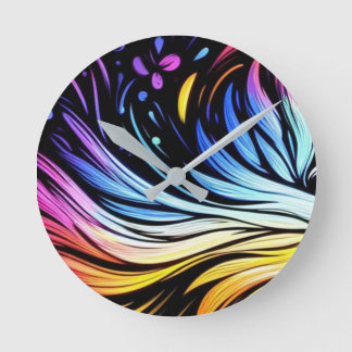 Reloj Redondo Mediano Arte Caprichoso en 8"