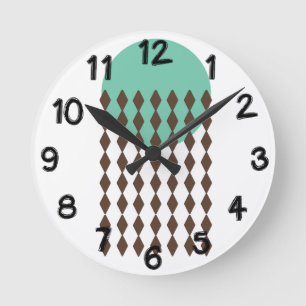 Reloj Redondo Mediano Arte circular