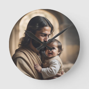 Reloj Redondo Mediano Arte de Jesús