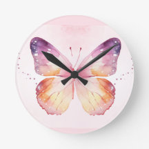 Arte de mariposa en acuarela