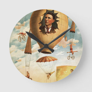 Reloj Redondo Mediano arte del circo