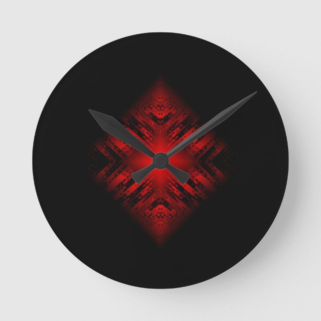 Reloj Redondo Mediano Arte digital moderno genial (Anverso)