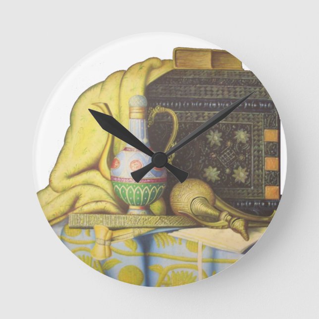 Reloj Redondo Mediano Artefactos egipcios: Secretos de los faraones (Anverso)