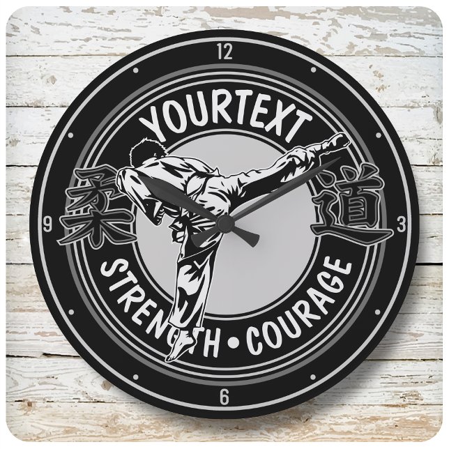 Reloj Redondo Mediano Artes marciales personalizadas JUDO Japan Combat S (Subido por el creador)