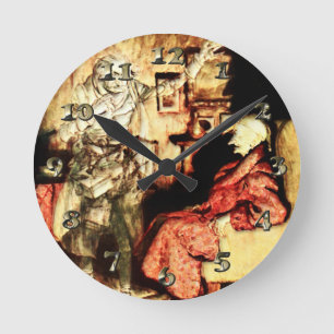 Reloj Redondo Mediano Arthur Rackham - A Navidades Carol - Scrooge