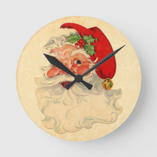 Reloj Redondo Mediano Artículo sonriente del regalo de vacaciones del