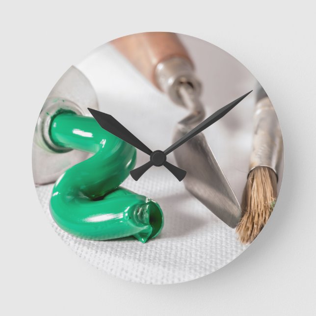 Reloj Redondo Mediano Artista (Anverso)