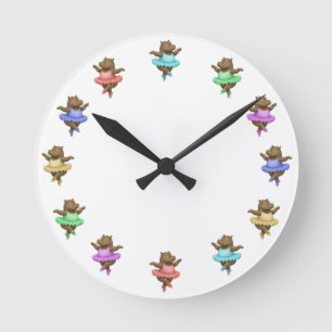 Reloj Redondo Mediano artista de circo Helene