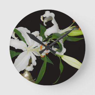 Reloj Redondo Mediano Artistic Lily Collection-1
