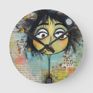 Reloj Redondo Mediano ArtLady 26 Encantador y afligido