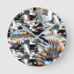 Reloj Redondo Mediano Asalto al arco iris  