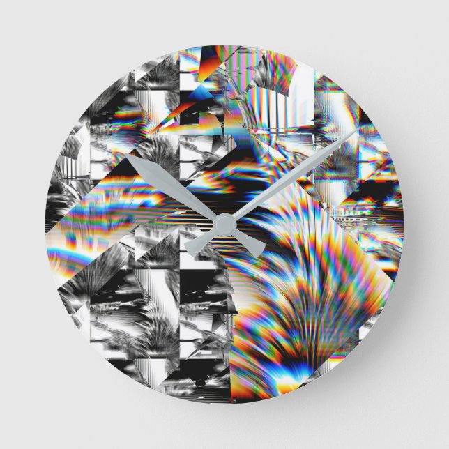 Reloj Redondo Mediano Asalto al arco iris   (Anverso)