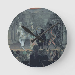 Reloj Redondo Mediano Asamblea de albañiles libres antes de la