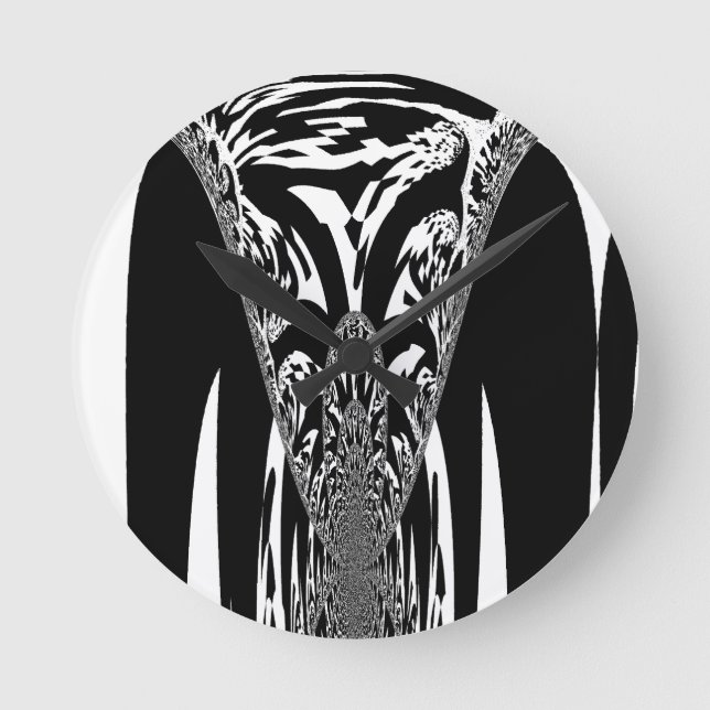 Reloj Redondo Mediano Asombroso arte (Anverso)