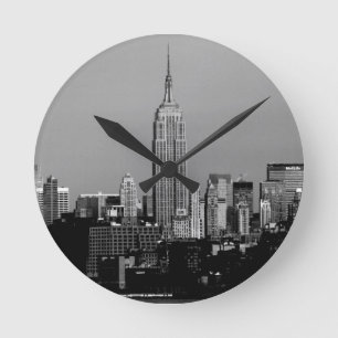 Reloj Redondo Mediano ¡Asombroso! Empire State Building New York