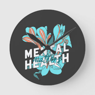 Reloj Redondo Mediano Asuntos de salud mental