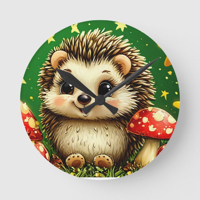 Reloj Redondo Mediano Ataque de zanja en el bosque de abeduques (Anverso)