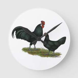 Reloj Redondo Mediano Augsburger Chickens