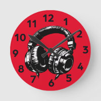 Auriculares de Música Negra DJ