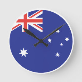 Reloj Redondo Mediano Australia Flag