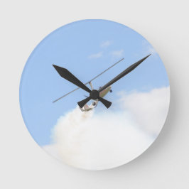 Reloj Redondo Mediano Autogiro en vuelo