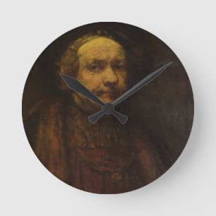 Reloj Redondo Mediano Autorretrato como viejo hombre, c.1664 (aceite en