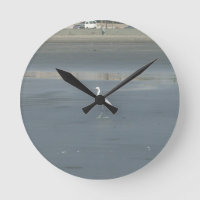Ave blanco en la imagen de arte de la playa de are