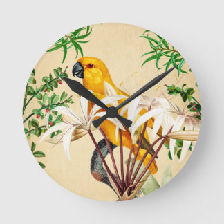 RELOJ REDONDO MEDIANO AVE TROPICAL 9