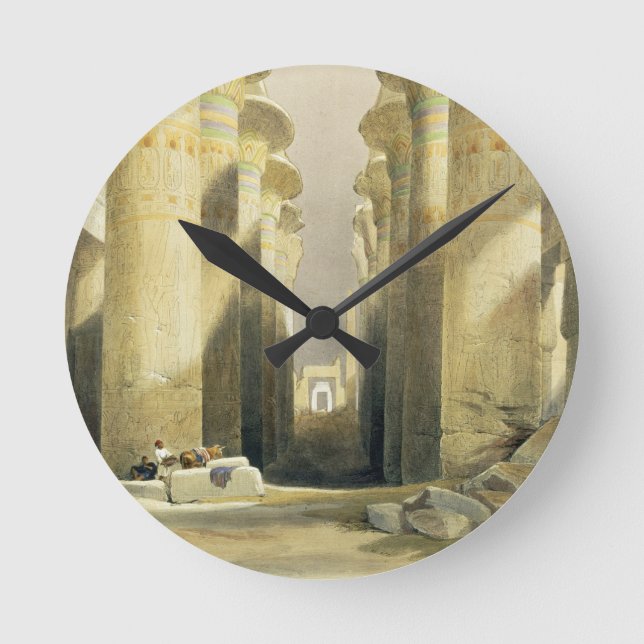 Reloj Redondo Mediano Avenida Central del Gran Salón de las Columnas, Ka (Anverso)