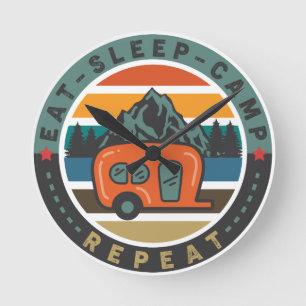 Reloj Redondo Mediano Aventura al aire libre