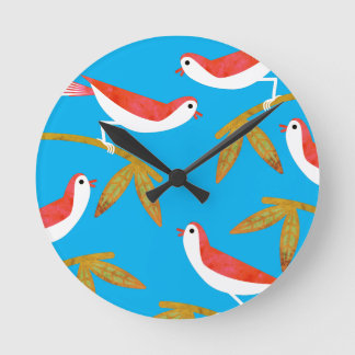Reloj Redondo Mediano Aves