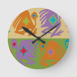 Reloj Redondo Mediano Aves de Perú