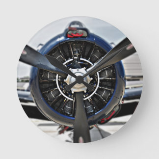 Reloj Redondo Mediano Aviation Wall Clock