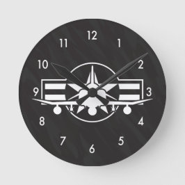 Reloj Redondo Mediano Avión militar de caza F-4 Phantom II