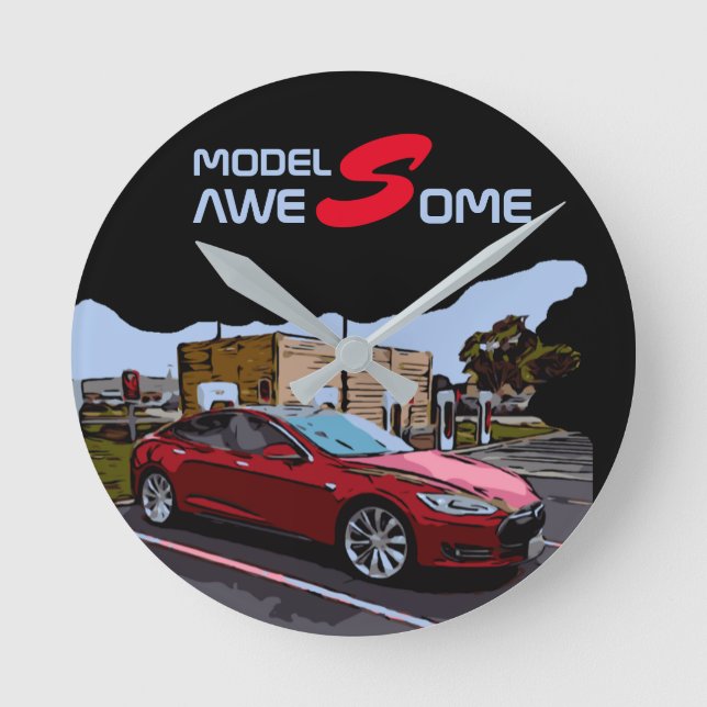 RELOJ REDONDO MEDIANO AWESOME (Anverso)