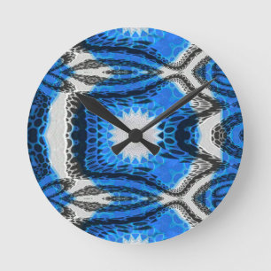 Reloj Redondo Mediano Azul atómico