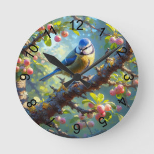 Reloj Redondo Mediano Azul Tit 1