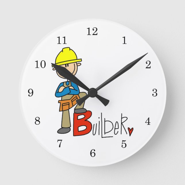 Reloj Redondo Mediano B es para Constructor (Anverso)