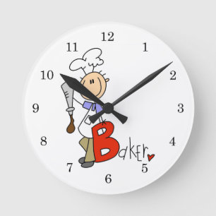 Reloj Redondo Mediano B es para panadero