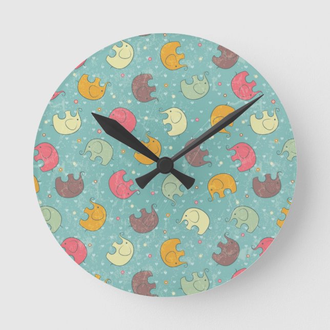 Reloj Redondo Mediano baby background (Anverso)
