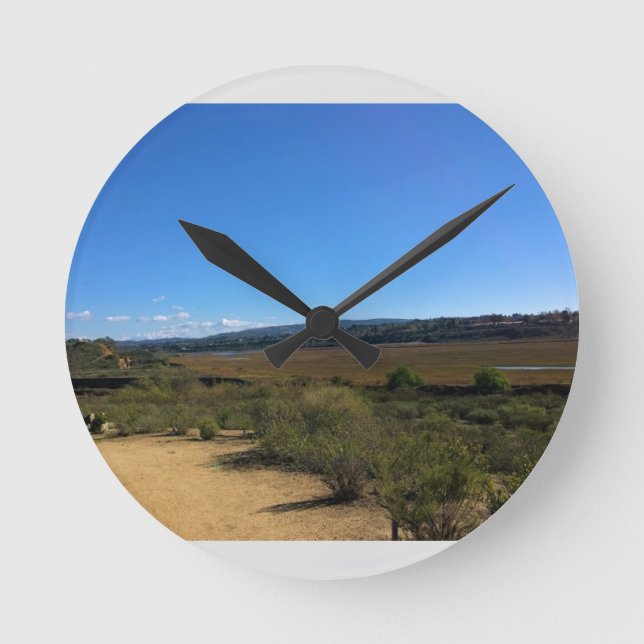 Reloj Redondo Mediano Back Bay, Newport Beach, California (Anverso)