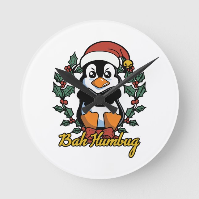 Reloj Redondo Mediano Bah Humbug (Anverso)