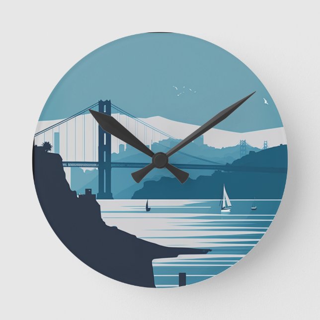 RELOJ REDONDO MEDIANO BAHÍA DE FRISCO #1 (Anverso)